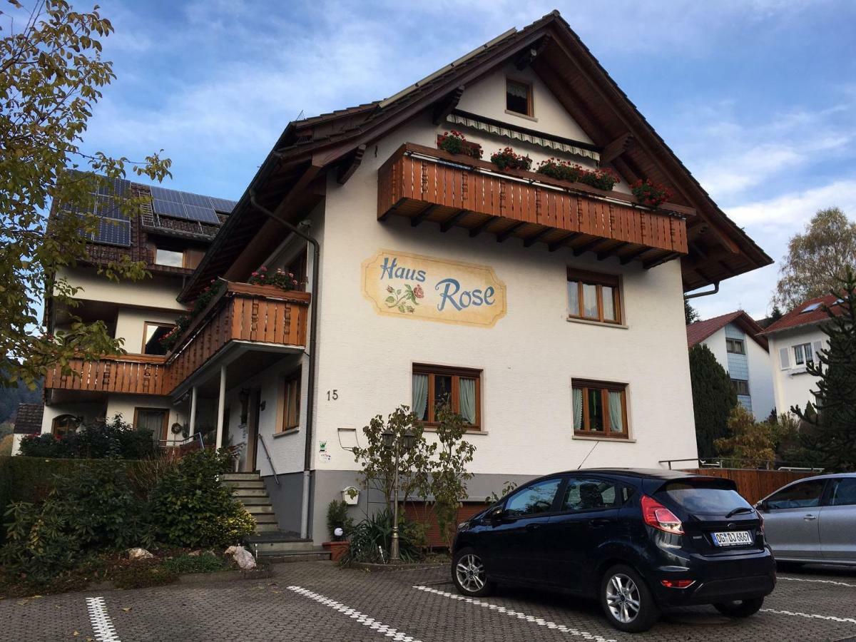 Pension Haus Rose Oberharmersbach Exterior photo